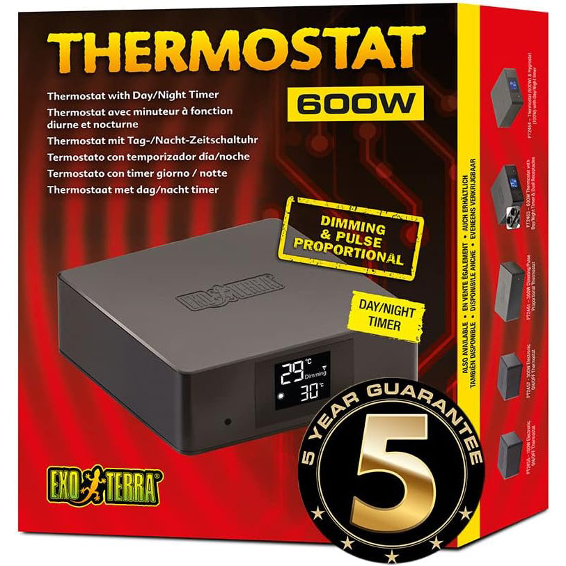 Exo Terra Thermostat 600W with Day/Night Timer