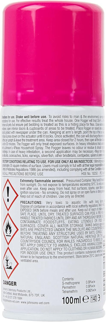 Johnsons 4fleas Room Fogger Twin Pack Flea Killer