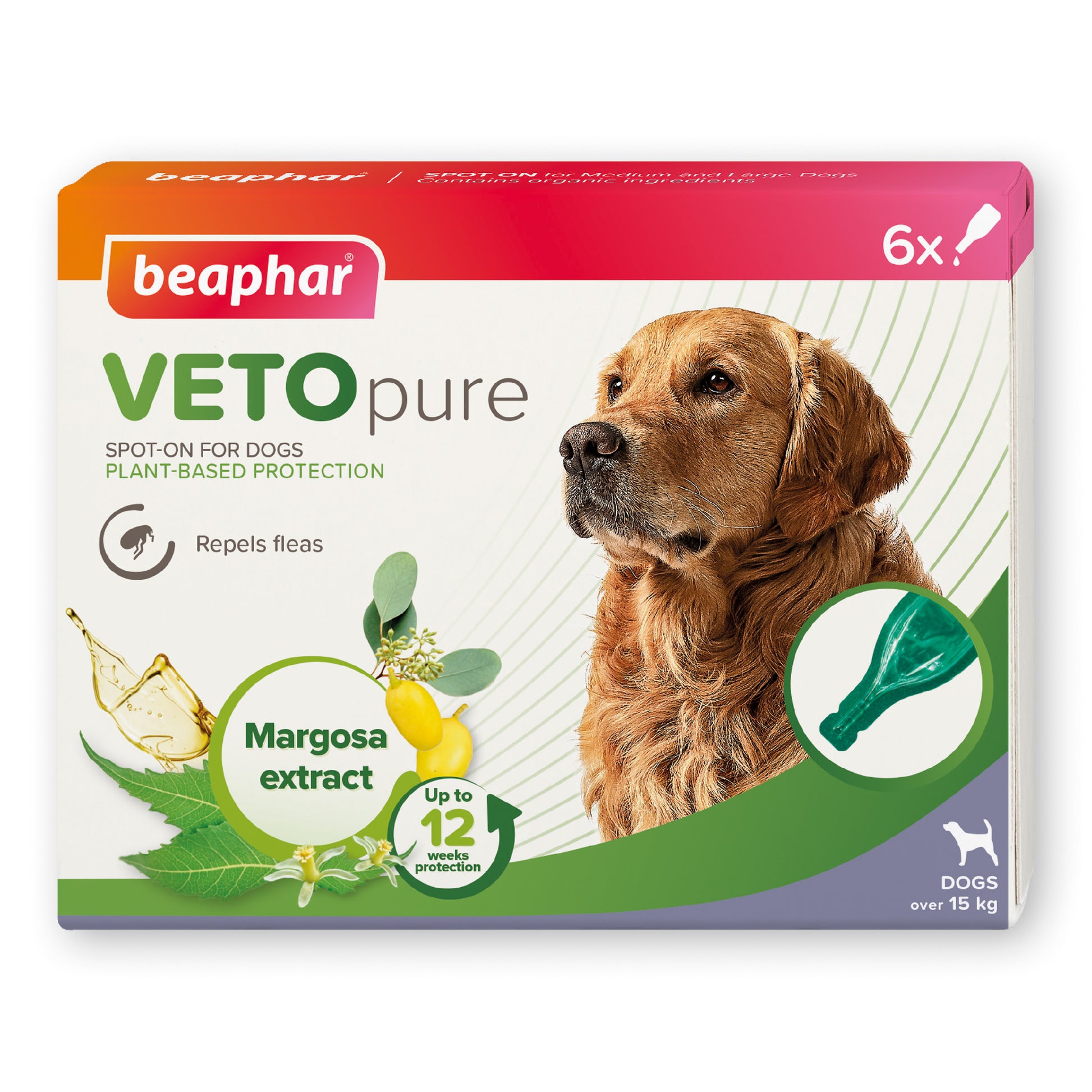 Beaphar VETOpure Medium/Large Dog Spot On 