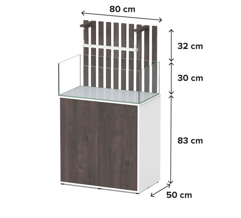 Shallow Aquascape 80 Aquarium