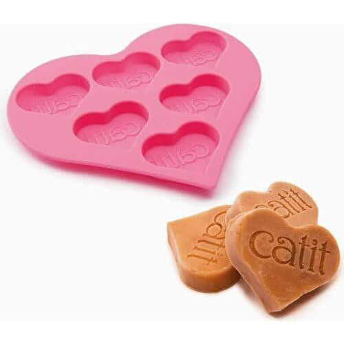 Catit Creamy Heart-Shaped Ice Tray 