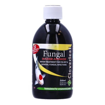 Cloverleaf Fungal Water Answer Pond Fish Treatment Koi 250ml & 500ml