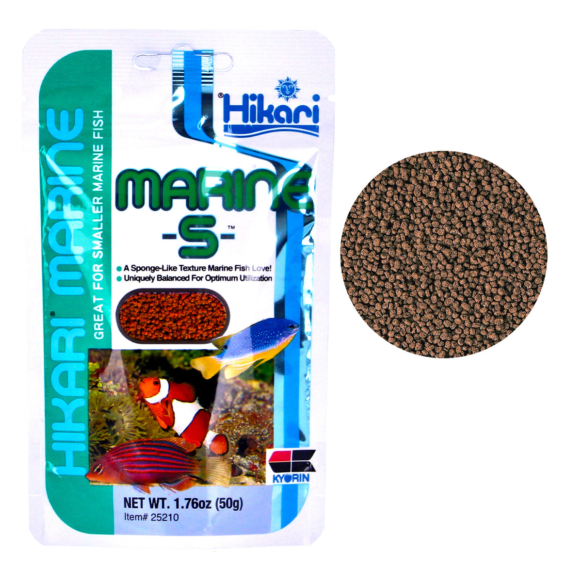 Hikari Marine S SNG Fish Food 50g x3 150g Small Marine Aquarium Pellets