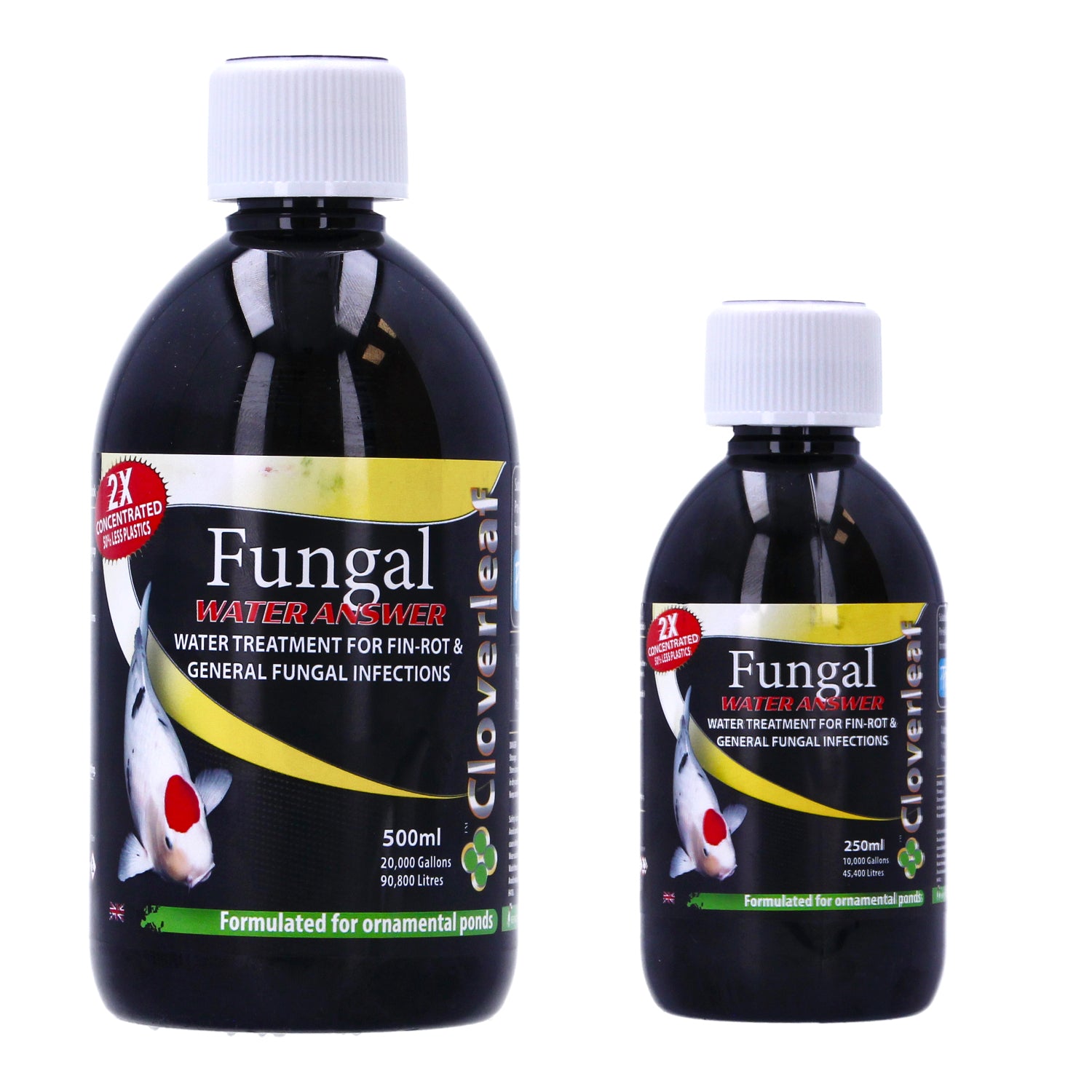 Cloverleaf Fungal Water Answer Pond Fish Treatment Koi 250ml & 500ml