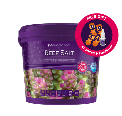 Aquaforest Reef Salt Marine Coral Aquarium + FREE Socks & Polyp-Up 50ml