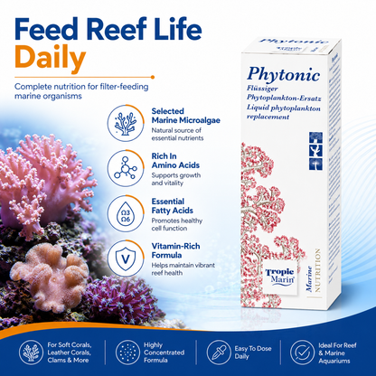 Tropic Marin Phytonic 50ml Coral Food for Soft Corals Clams Reef Tanks