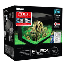 Fluval Flex 57L Black Tropical Aquarium Bundle