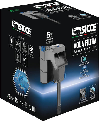 SICCE Aqua Filtra Hang-On Aquarium Filters