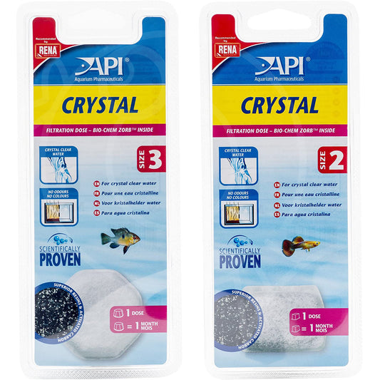 API Crystal Filter Media Size 2 3 Fits SuperClean 60 90 120 150 Aquarium
