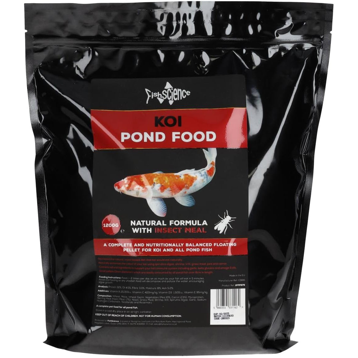 Fish Science Complete Koi Sticks Pond Food