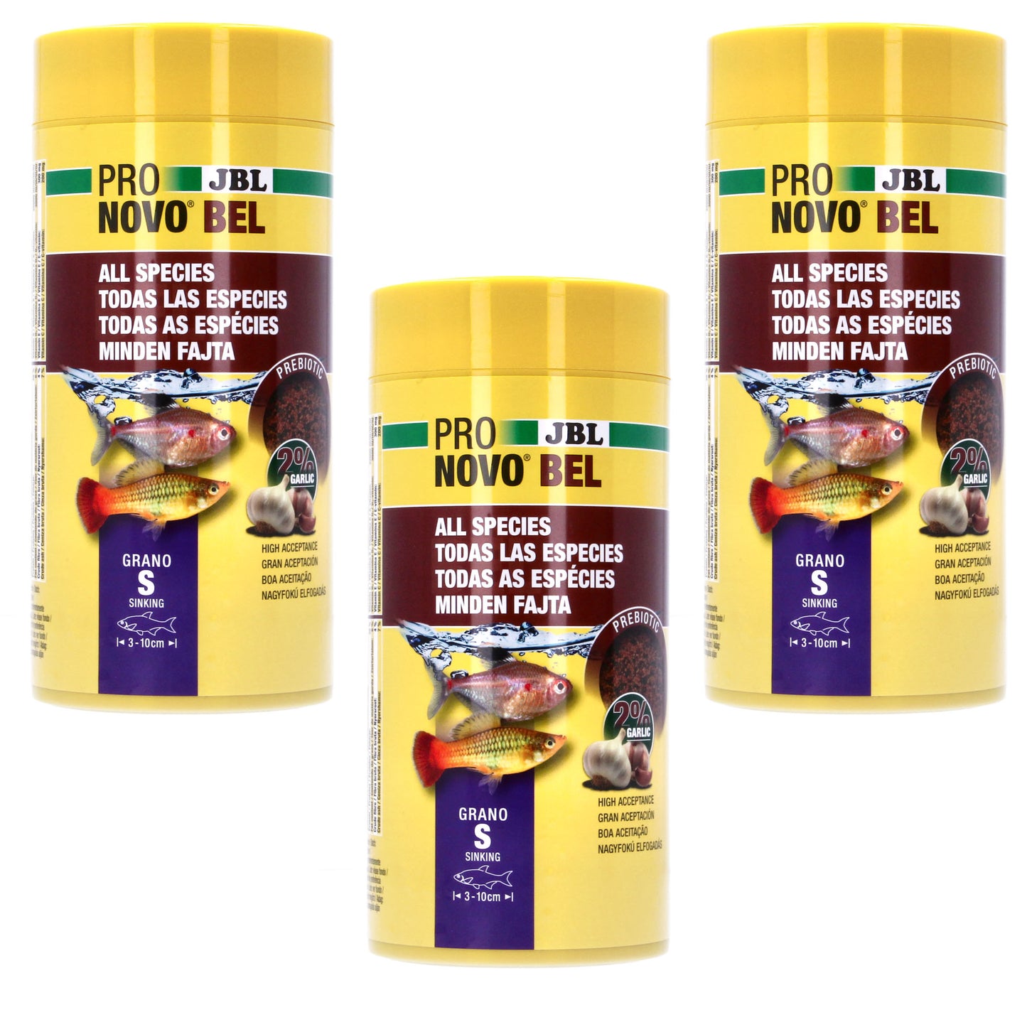 JBL PRONOVO BEL Prebiotic Balanced Staple Tropical Fish Food 1000ml exp 05/26