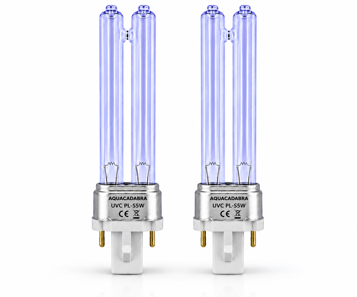Aquacadabra PLS UV Replacement Bulbs 2 Pack Pond Clarifier 5W 7W 9W 11W
