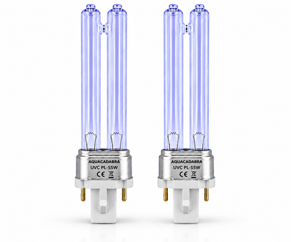 Aquacadabra PLS UV Replacement Bulbs 2 Pack Pond Clarifier 5W 7W 9W 11W