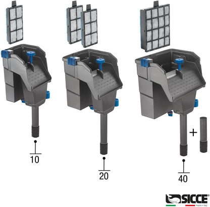 SICCE Aqua Filtra Hang-On Aquarium Filters