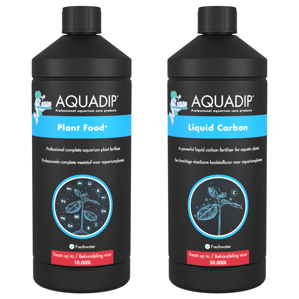 AQUADIP Plant Food & Liquid Carbon Fertiliser Aquarium Tropical Fish Tank