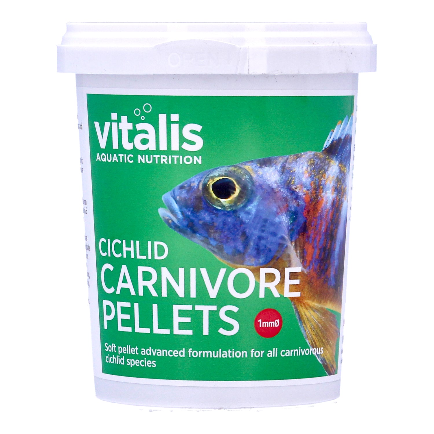 Vitalis Cichlid Carnivore Pellets - 1mm Pellets