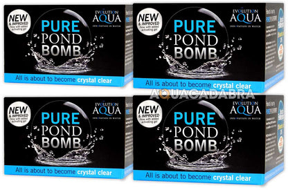 Evolution Aqua Pure Pond Bomb- Fast Acting Pond Bacteria & Waste Clarifier for Koi Ponds