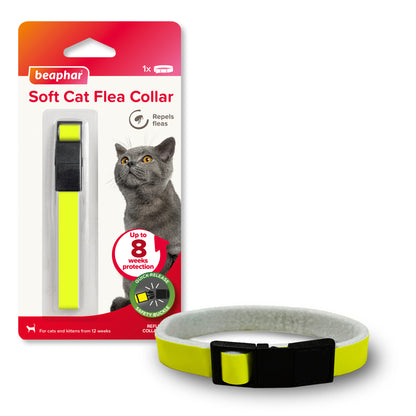 Beaphar Cat Flea Reflective Yellow Collar