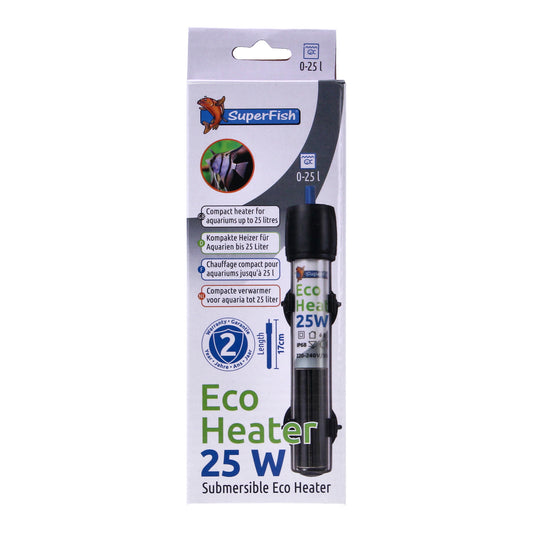 Superfish Eco Heater 25W For Aquariums up to 25L