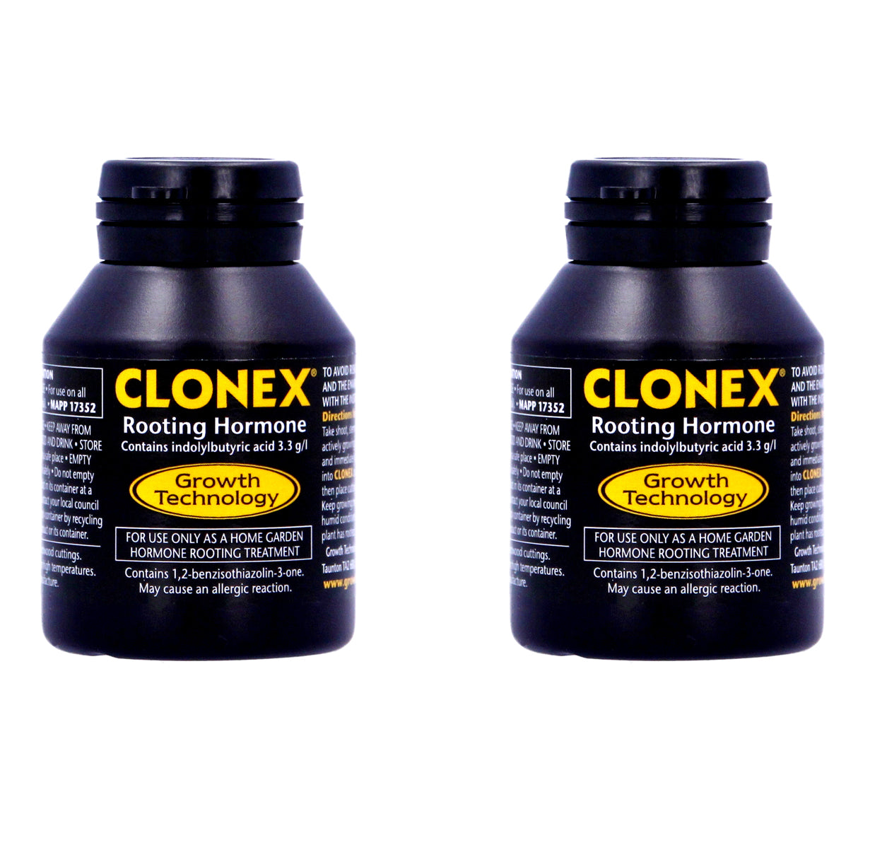 Growth Technology Clonex Rooting Hormone Gel - 50ml x2 Perfect For Cuttings
