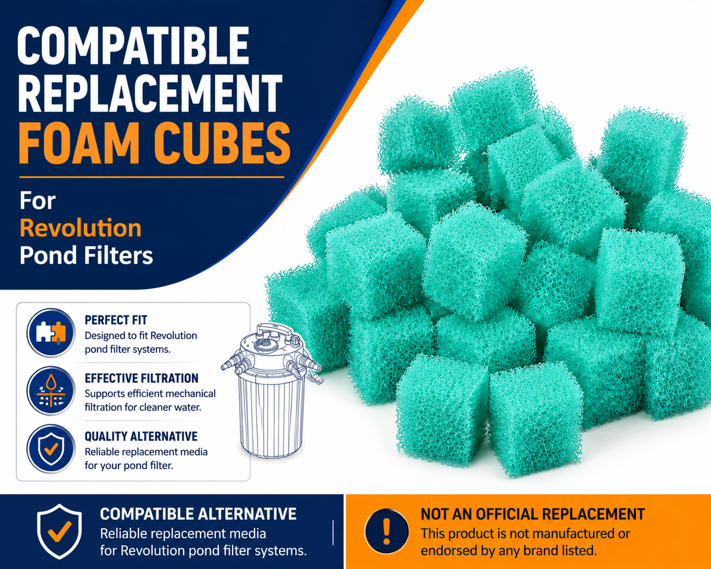 Bioforce Revolution Foam Cube Media