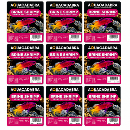 Aquacadabra Frozen Brine Shrimp 100g Fish Food Tropical Marine 5-40 Packs