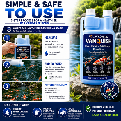 Aquacadabra Vanquish Ulcer Parasite & Whitespot