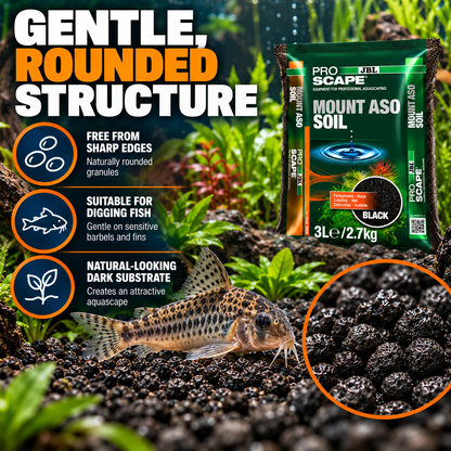 JBL ProScape Black Volcanic Aquarium Soil Substrate Planted Tank