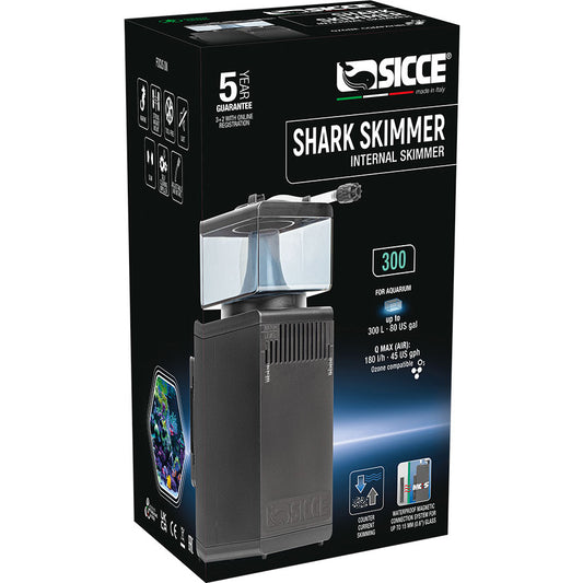 The Sicce Shark Ultra Quiet Internal Protein Skimmer 300 Refurbished
