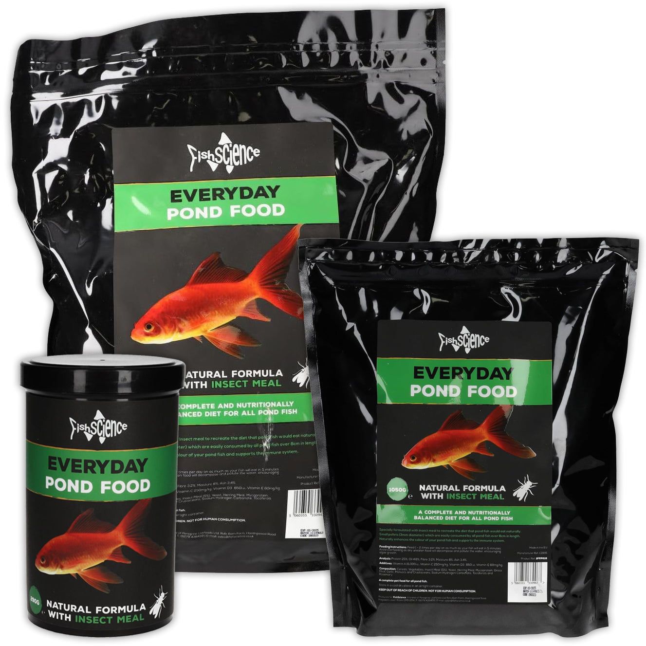 FishScience Everyday Pond Fish Food 