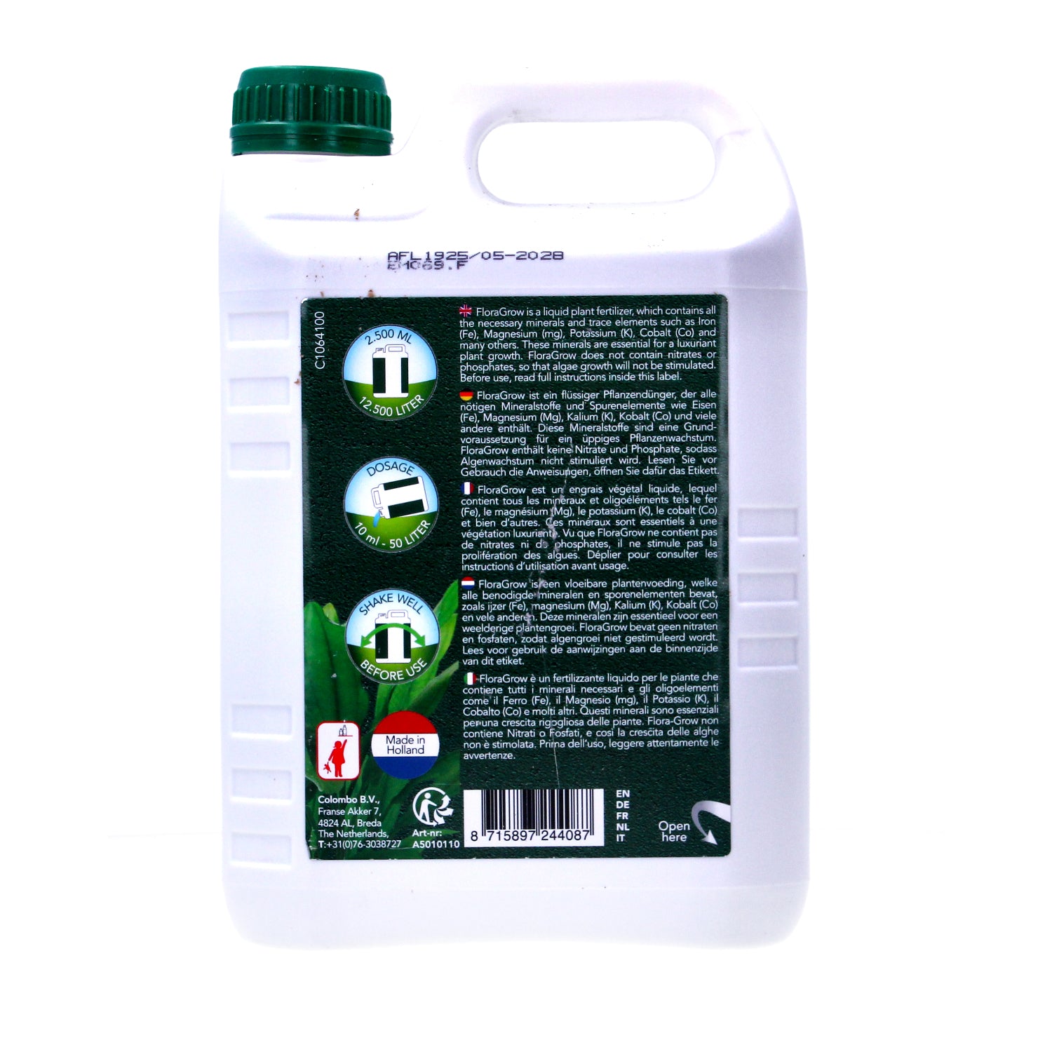 Colombo Flora Grow Liquid Plant Growth Fertiliser 