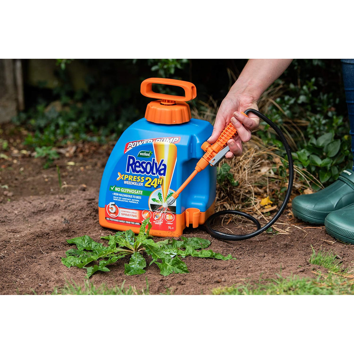 Resolva Xpress Refill 24H Weedkiller 5L Power Pump RTU