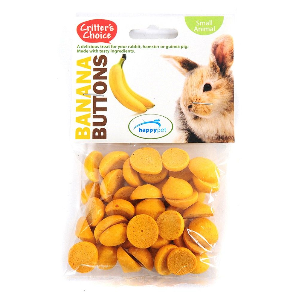 Critter's Choice Banana Buttons 40g