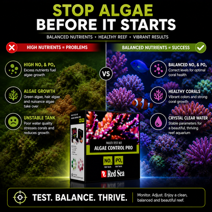 Red Sea Algae Control Test Kit (NO3/PO4) - R21520