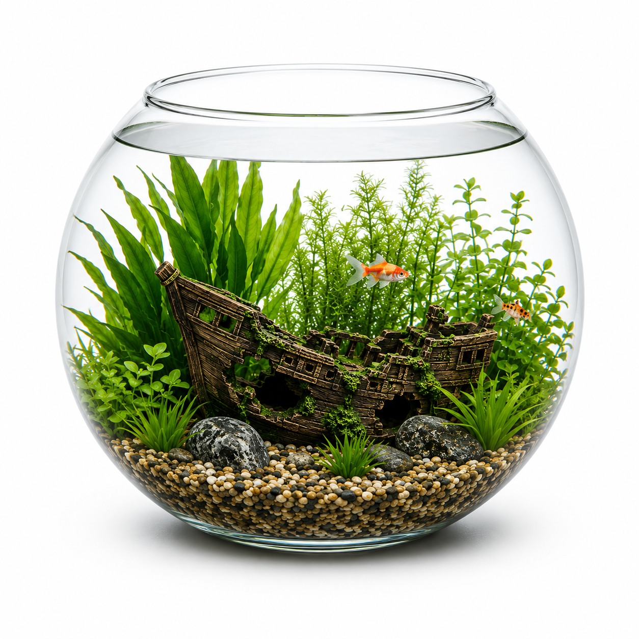 Glass Fish Bowls 23 & 30 - Versatile Decorative Pieces