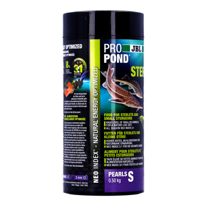 JBL Pro Sterlet Pearls Size Small 0.5kg Fish Food