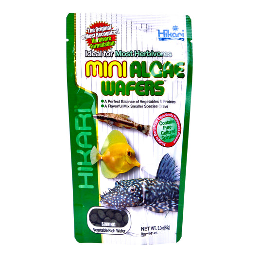 Hikari Mini Tropical Algae Wafers – Sinking Fish Food