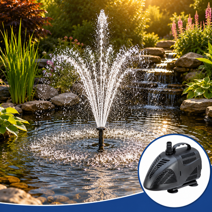 Bermuda 1000 Fountain Waterfall Pond Pump 1000 LPH Water Pump