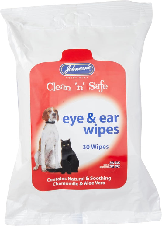 Johnsons Clean & Safe Eye & Ear Wipes