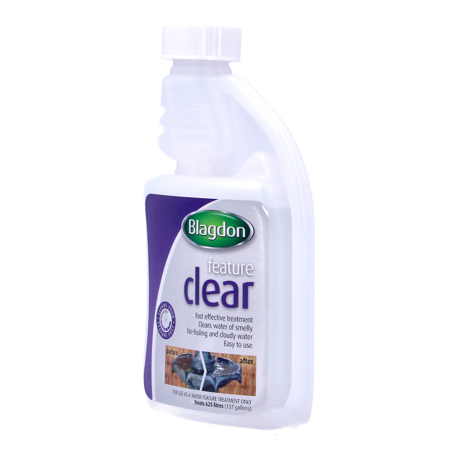 BLAGDON FEATURE CLEAR FAST EFFECTIVE POND ORNAMENT FOUNTAIN TREATMENT 250ML