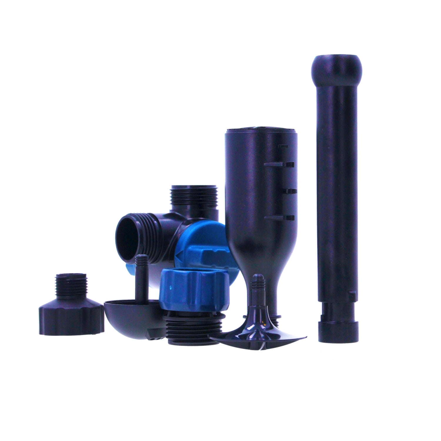 Aquacadabra Pond Fountain Nozzle Kit with Flow Control Nozzle Kit 1/2" + 1"