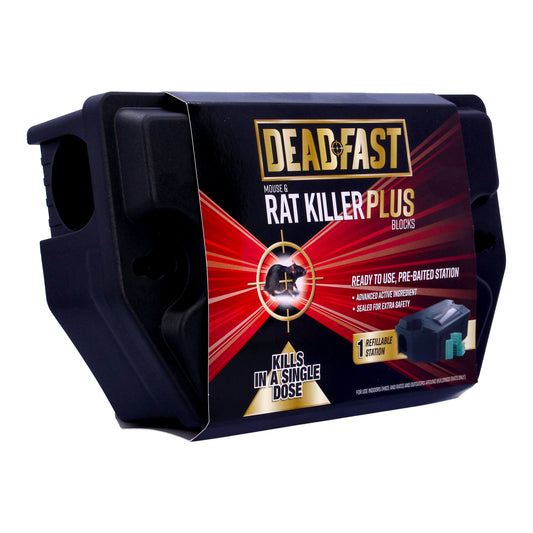 Deadfast Mouse and Rat Killer Plus All Weather 5x Bait Blocks 