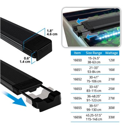 Fluval Aquasky 3.0 LED Light Units Aquarium Fish Tank