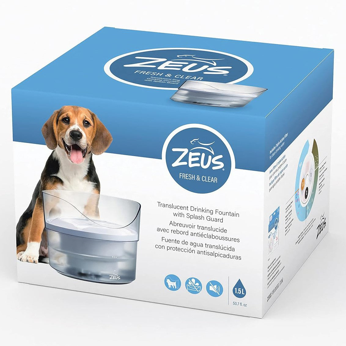 Zeus Dog Drinking Fountain Refurbished