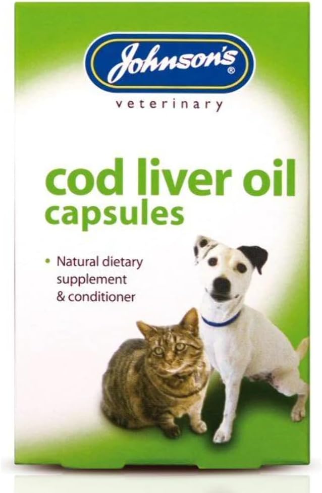 Johnsons Cat and Dog Cod Liver Oil Capsules