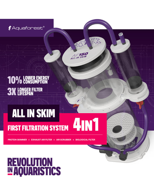 Aquaforest All-in Skim 150 – 4-in-1 Marine Aquarium Filter System