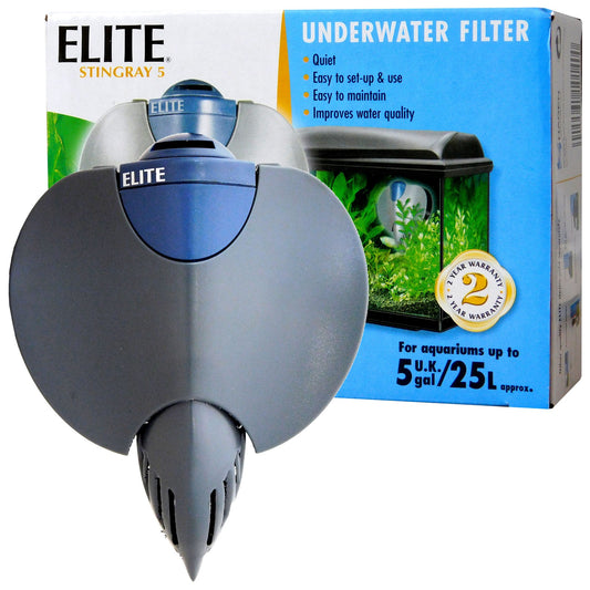 Elite Stingray 5 Underwater Aquarium Filter **DAMAGED BOX**