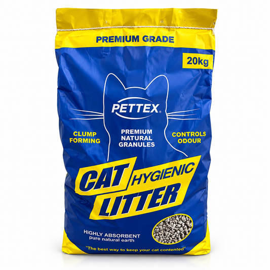 Pettex Breeder Cat Litter 19kg Repacked Grey Bag Absorbent Cat Litter