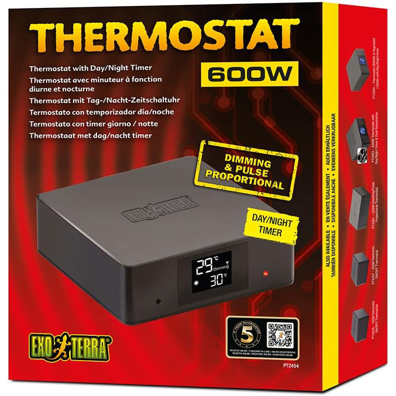 Exo Terra Thermostat 600W with Day/Night Timer