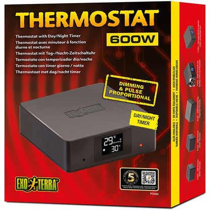 Exo Terra Thermostat 600W with Day/Night Timer